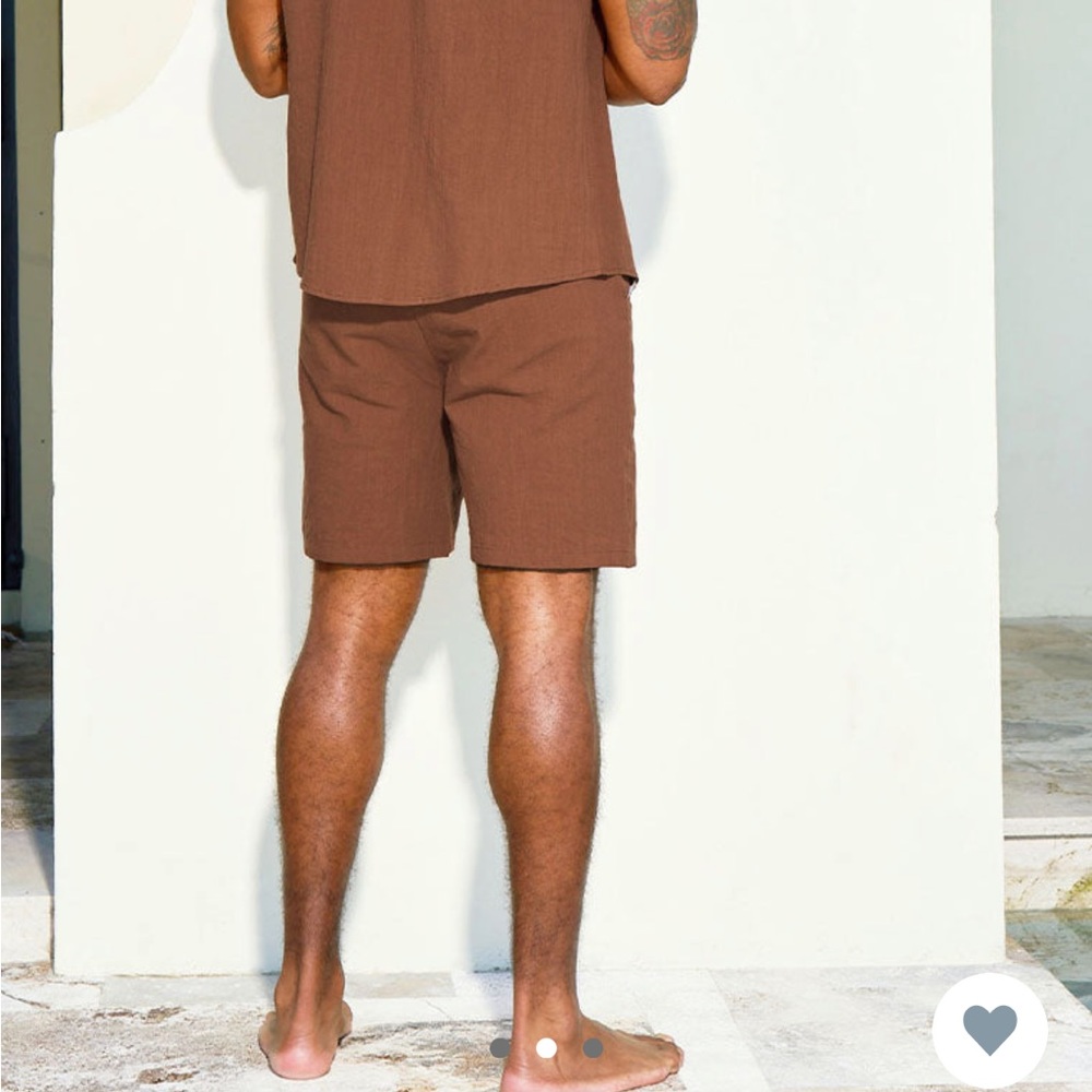 Nwt men linen swim trunk only
